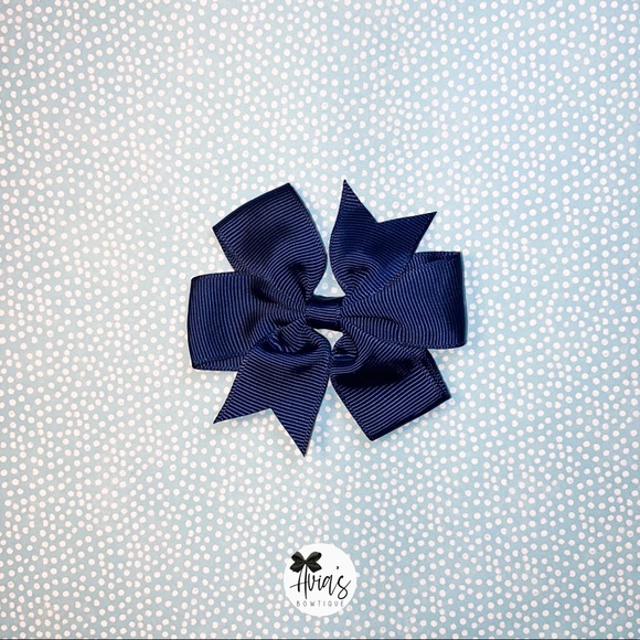 Girl hair bows - shades of blue - Picture 5 of 5